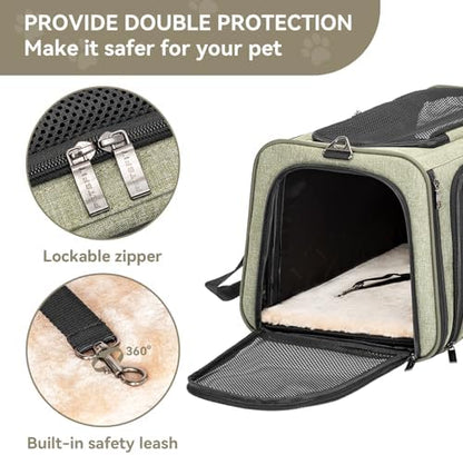 Petsfit Small Double Expandable Cat Carrier - Image 6