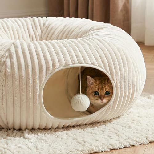 Cat Tunnel Bed with 40 Pcs Interactive Cat Toys - Image 3