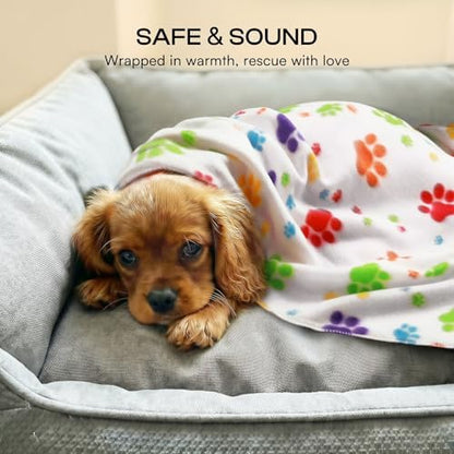 LINENLUX Fleece Dog Blankets 6-Pack, Soft Stretchy - Image 4