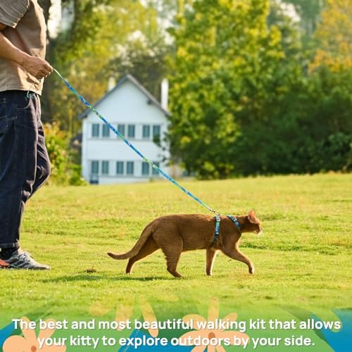 PetThem Adjustable Cat Harness and Leash Set Escape Proof - Image 2