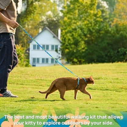 PetThem Adjustable Cat Harness and Leash Set Escape Proof - Image 2