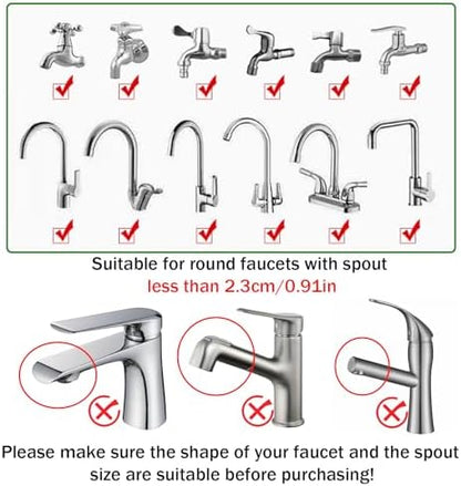 6.56FT/2M Sink Spray Rubber Hose, Sink Hose Sprayer Attachment - Image 6