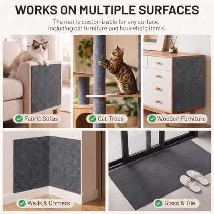 Self Adhesive Cat Scratching Mat - Image 5