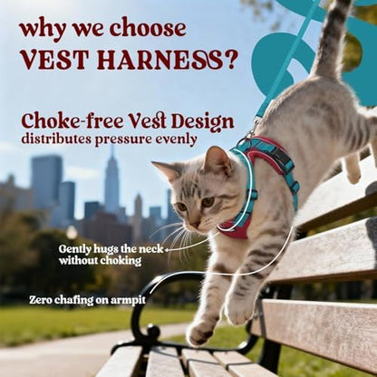 rabbitgoo Cat Harness and Leash Set, Escape Proof Vest - Image 3