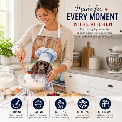 Caroline's Treasures Boykin Spaniel The Chef Apron Cooking Kitchen Server - Image 6