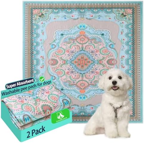 Aitmexcn Washable Pee Pads for Dogs, 2 Reusable Puppy Pads by Aitmexcn