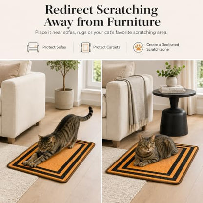 Cat Scratcher Mat, Natural Sisal Cat Scratch Pad - Image 7