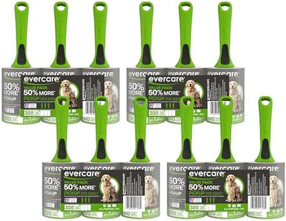 Evercare Pet Hair Lint Rollers All Purpose Use 100 Easy-Tear Sheets Per Roll by Evercare