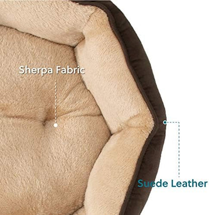 Bedsure Small Dog Bed Washable, Round Cat Beds - Image 4