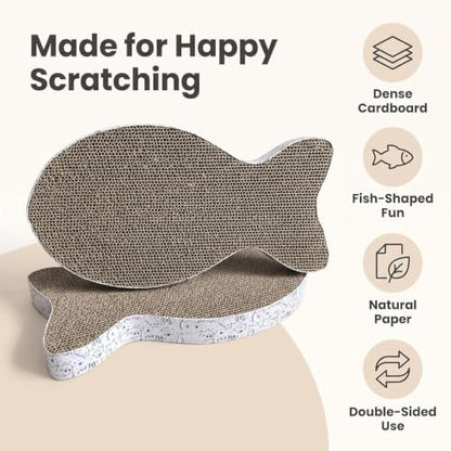 Cat Scratching Board Premium Scratch Textures Cardboard Anti-Scratch Stress - Image 4