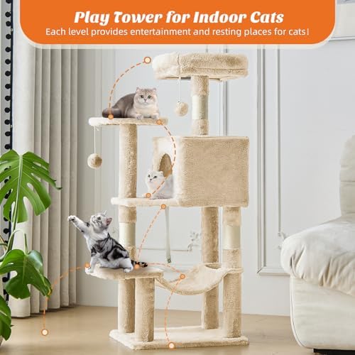 DUMOS Small 44 in Cat Tree Tower - Image 4