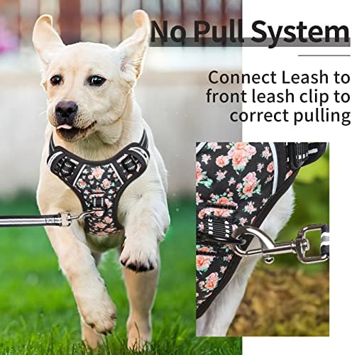 HEELE Dog Harness, No Pull Adjustable Padded Reflective Harness - Image 4