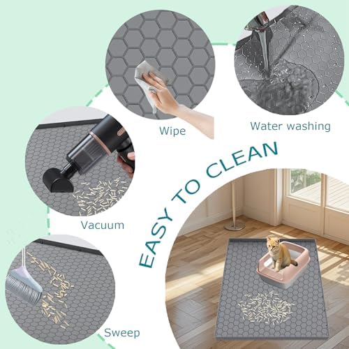 Cat Litter Mat, Silicone Large Cat Mat - Image 3
