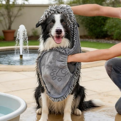 Dog Towel, Soft Odor-Resistant Bath Towel, - Image 2