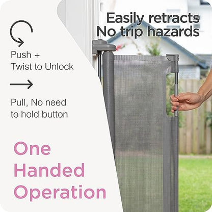 Perma Child Safety Retractable Baby Gate - Image 2