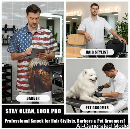 Professional Grooming Smock Unisex, Water Resistant Anti-Static - Image 4