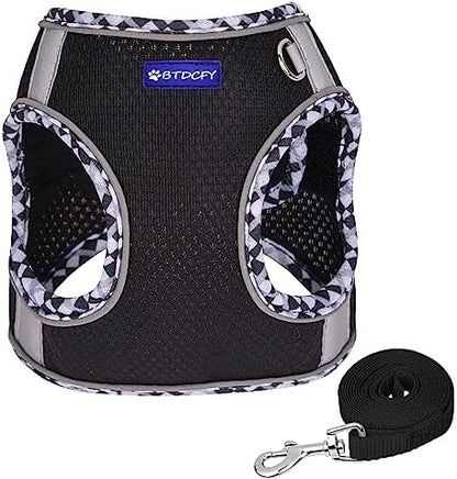 Step in Mesh Dog Harness and Leash Set Breathable Air Mesh Harness - Image 3