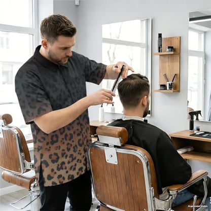 Funny Print Barber Jackets & Smocks - Image 2