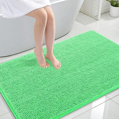 OLANLY Large Bathroom Rugs 44x32, Extra Soft Absorbent Chenille Bath Rugs by OLANLY