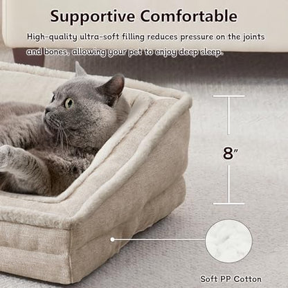 Laojin Balhen Cat Couch for Pets, Washable Cat Beds for Indoor Cats, Super Soft - Image 3
