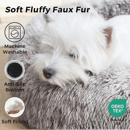 Calming Round Dog Bed & Cat Bed - Image 3