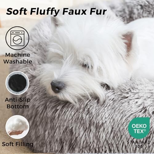 Calming Round Dog Bed & Cat Bed - Image 3