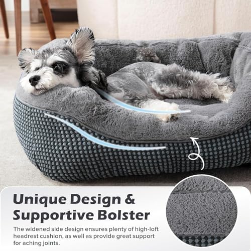 INVENHO Large Dog Beds Large Sized Dog, Washable Orthopedic Warming Soft - Image 4