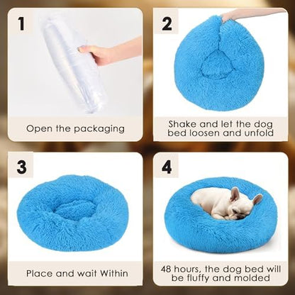 Extra Large Dog Beds, 36in Human Dog Anxiety Relief Comfort Bed - Image 6