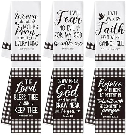 Christian Bible Verse Hand Towels by GROBRO7
