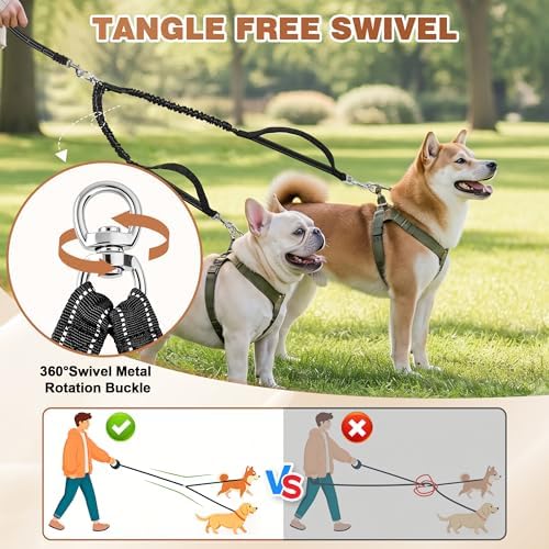 Double Dog Leash for 2 Dogs - Image 4
