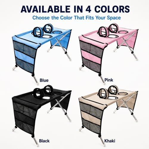 Dog Grooming Hammock with Stand & Side Tool Pockets, Foldable Pet Grooming - Image 7