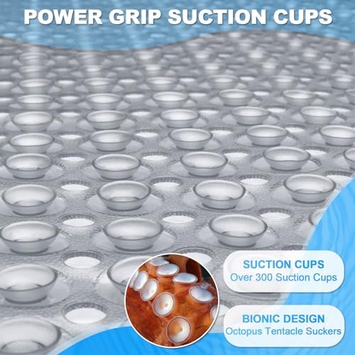 Bathtub and Shower Mats, 40x16 Inch Extra Large Non Slip Soft Bath Tub Mat - Image 3