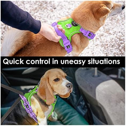 PHOEPET No Pull Dog Harness, Unique Colors Reflective Adjustable Dog Vest - Image 5