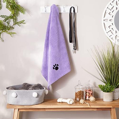 Bone Dry Pet Grooming Microfiber Towel, Embroidered Collection - Image 4