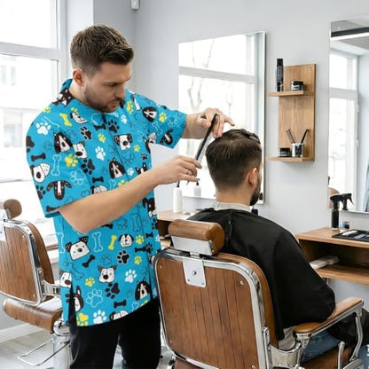 Funny Print Barber Jackets & Smocks - Image 3