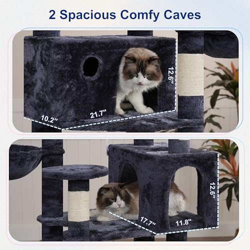 Gitelsnour 80.7'' Tall Cat Tree Tower - Image 2