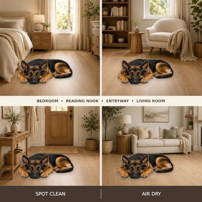 3D Realistic Dog Shaped Bath Mat & Floor Rug - Image 6