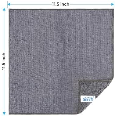 HOMEXCEL Grey Microfiber Cleaning Cloth, Microfiber Towels - Image 7