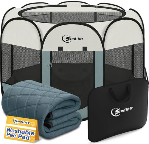 Siedihit Dog Playpen Tent Crate Cage by Siedihit