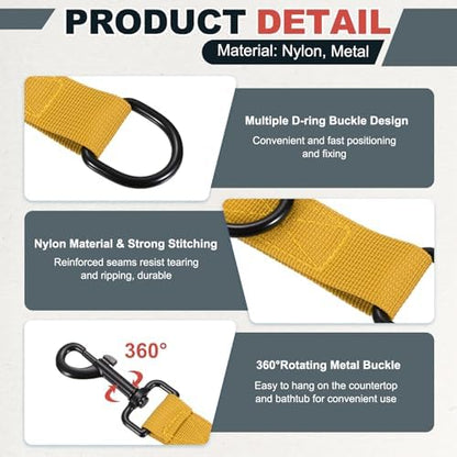 Pet Dog Grooming Loops, Adjustable Nylon Table Arm Extender Belly Strap - Image 3