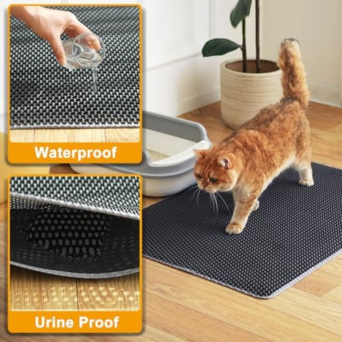 Cat Litter Mats-Extra Large 47''x36'' Litter Trapping Mat - Image 5