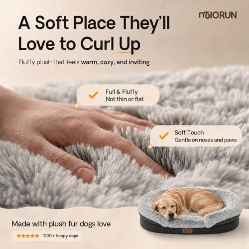 Miorun Fluffy Orthopedic Dog Beds Large Sized Dog - Image 3