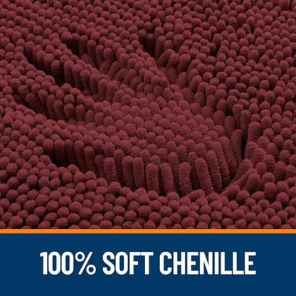 OLANLY Large Bathroom Rugs 47x32, Extra Soft Absorbent Chenille Bath Rugs - Image 3