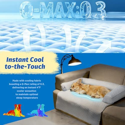WATANIYA PET Cooling Dog Bed, Washable Cooling Mat - Image 3