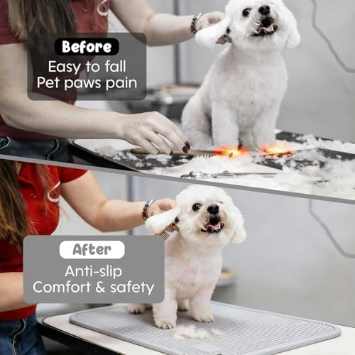 Dog Grooming Table Mat Pad Non Slip，Silicone Durable Premium Non-Slip Dog Bath - Image 5