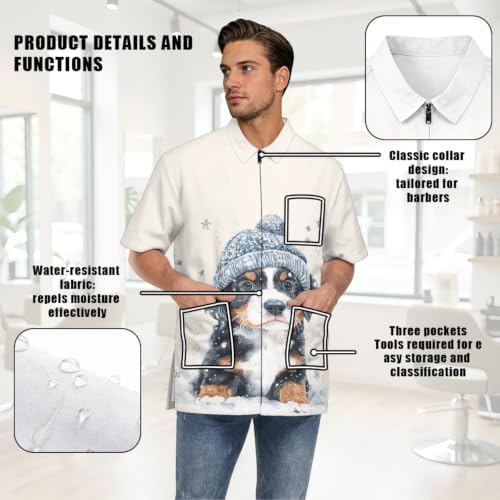 Funny Print Barber Jackets & Smocks - Image 7
