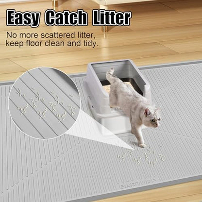 Silicone Cat Litter Mat 45" x 30" Cat Mat - Image 5