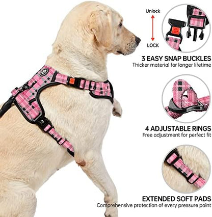 NESTROAD Dog Harness for Small Sized Dog, No Pull Dog Vest Harness Set - Image 4