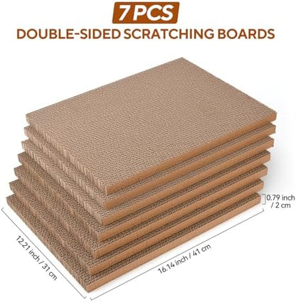 LIFLIX 7PCS Reversible Cat Scratching Pads - Image 2