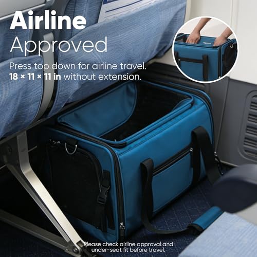 FUKUMARU Expandable Cat Carrier Large, Soft Pet Carrier Airline Approved - Image 3